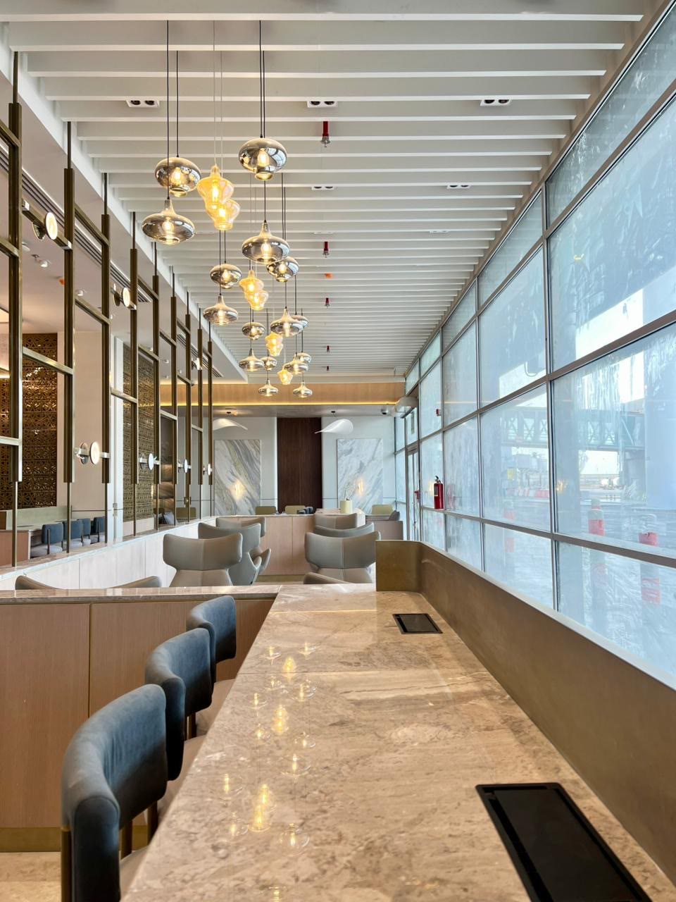 Runway view seating